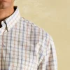 Abbott Cream Cotton Poplin Shirt