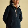 Aldeburgh Navy Quarter Zip Fleece