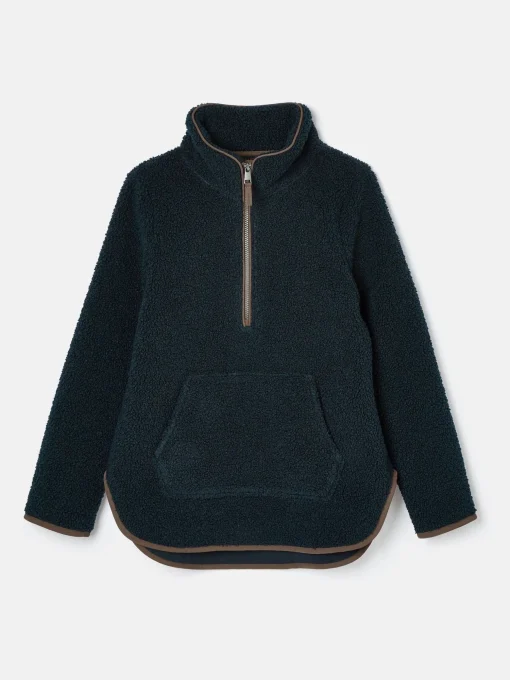 Aldeburgh Navy Quarter Zip Fleece