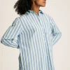 Amilla Blue/White Cotton Shirt