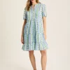 Ariella Blue Cotton Dress