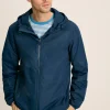 Arlow Navy Blue Lightweight Waterproof Coat