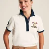 Beaufort Cream Short Sleeve Cotton Polo Shirt