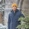 Beckett Navy Waterproof Field Coat With Packable Hood