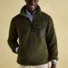 Billy Green Quarter Zip Borg Fleece Sweatshirt