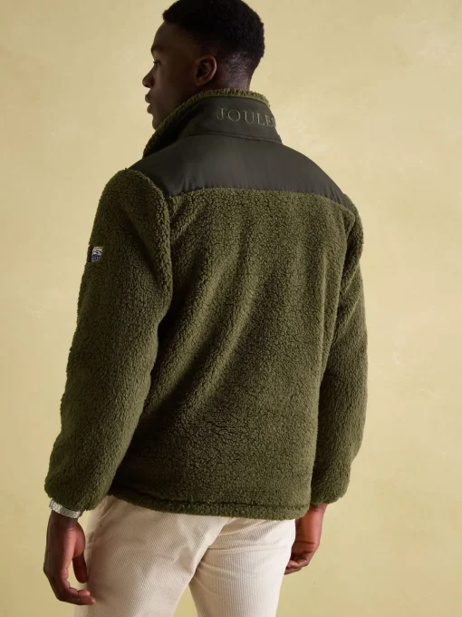 Billy Green Quarter Zip Borg Fleece Sweatshirt