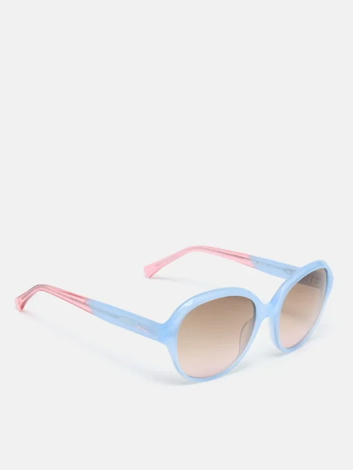 Blue Round Rimmed Sunglasses