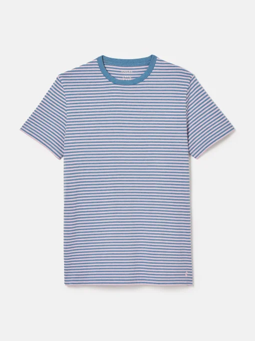 Boathouse Pink Stripe Jersey Crew Neck T-Shirt