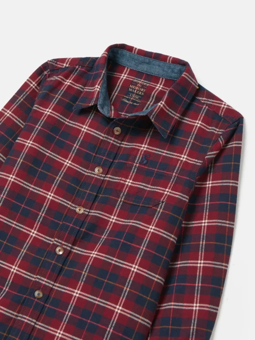 Boys' Buchanan Red Checked Shirt