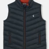 Boys' Crofton Navy Blue Packable Padded Gilet