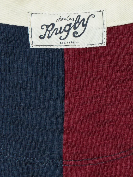 Boys' Kick Off Multi Grandad Collar Rugby Shirt