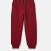 Boys' Ted Burgundy Red Relaxed Fit Joggers
