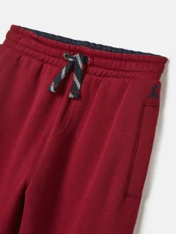 Boys' Ted Burgundy Red Relaxed Fit Joggers