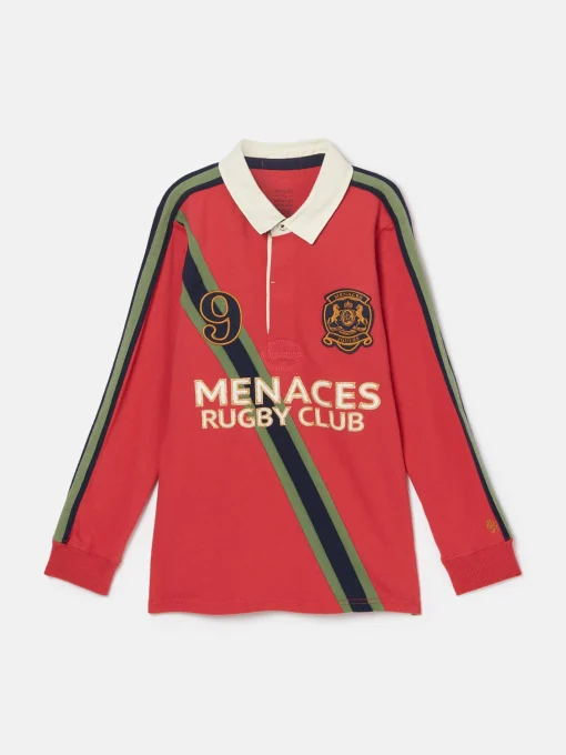 Boys' Tournament Red Rugby Shirt