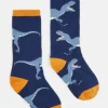 Boys' Warmly Blue/Yellow Super Soft Socks