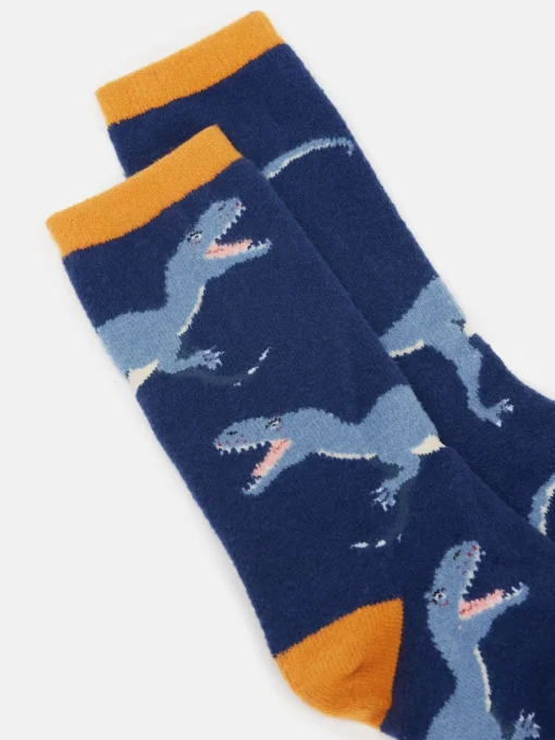 Boys' Warmly Blue/Yellow Super Soft Socks