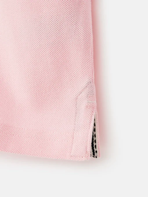 Boys' Woody Pink Pique Cotton Polo Shirt
