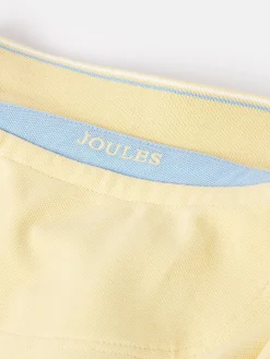 Boys' Woody Yellow Pique Cotton Polo Shirt
