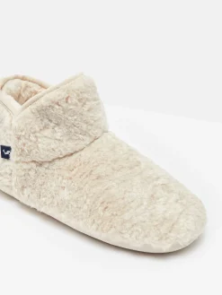Cabin Luxe Oatmeal Faux Fur Slipper Boots
