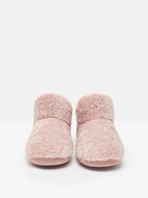 Cabin Luxe Pink Faux Fur Slipper Boots