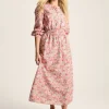 Cassie Pink Broderie Maxi Dress