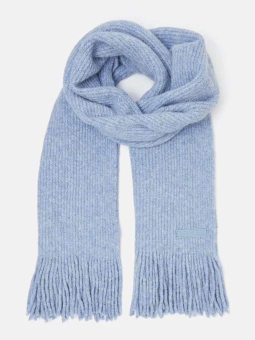 Caversham Blue Knitted Scarf