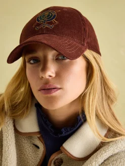 Chadwick Burgundy Corduroy Cap