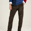Cord Brown Straight Leg Corduroy Trousers