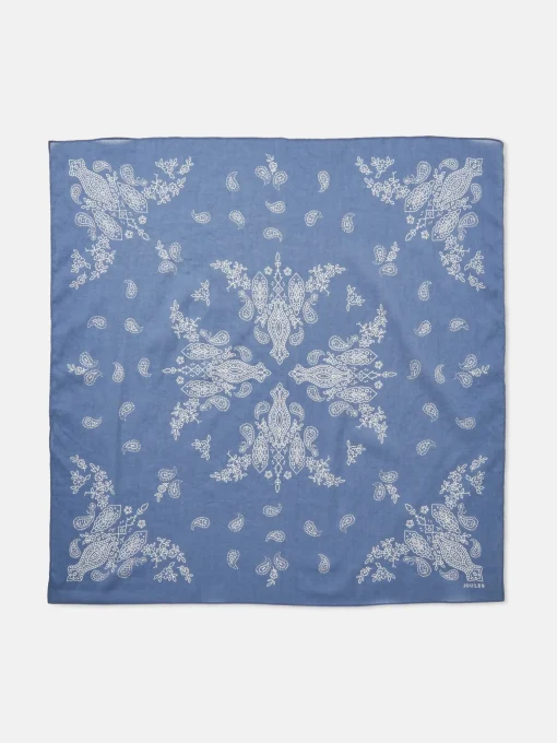 Dapper Blue Cotton Scarf