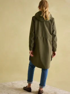 Elmfield Green Waterproof Raincoat with Hood