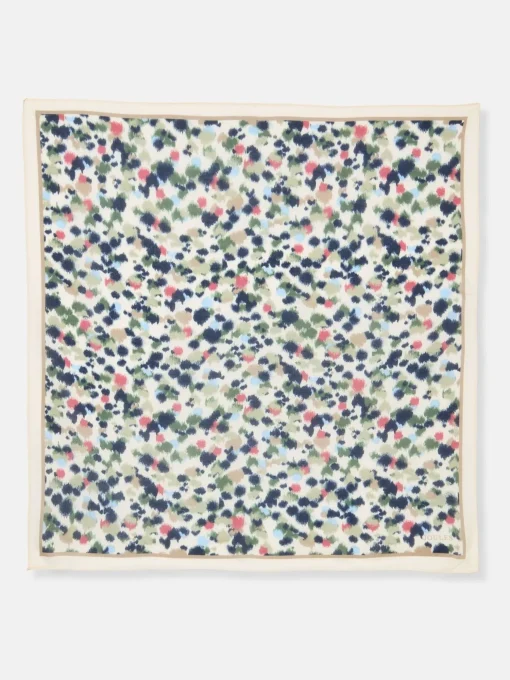 Elsie Multi Animal Printed Lightweight Square Scarf