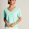 Emily Blue V Neck T-shirt