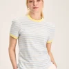 Erin Blue Stripe Short Sleeve T-Shirt