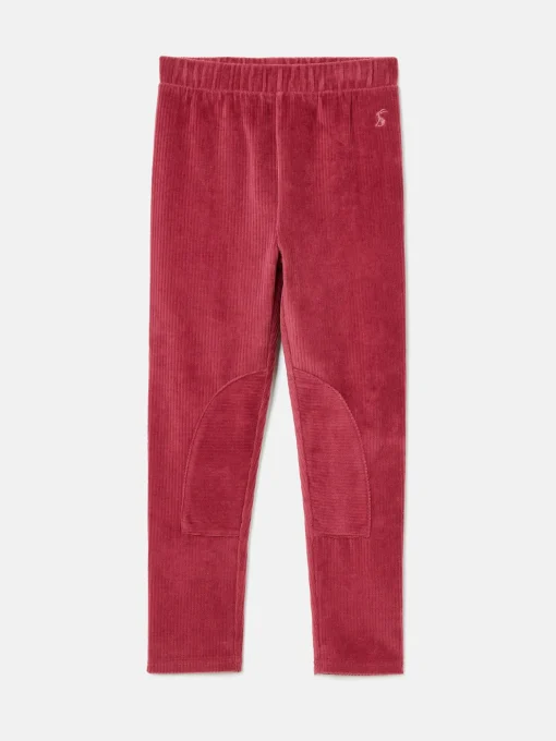 Giddy Up Berry Red Stretch Cord Legging