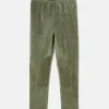 Giddy Up Khaki Green Stretch Cord Legging