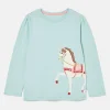 Girls' Ava Mint Green Artwork T-Shirt