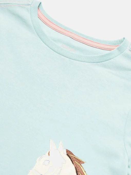 Girls' Ava Mint Green Artwork T-Shirt