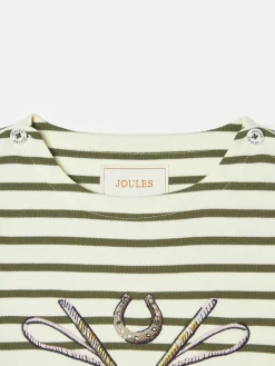 Girls' Harbour Khaki Green Long Sleeve Top
