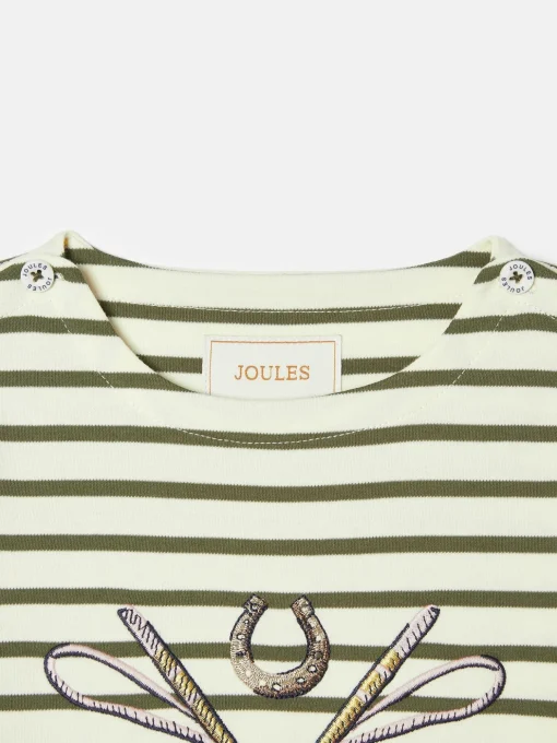 Girls' Harbour Khaki Green Long Sleeve Top