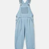 Girls' Madeline Blue Chambray Hotch Potch Dungarees