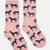 Girls' Warmly Pink/Blue Super Soft Socks