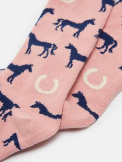 Girls' Warmly Pink/Blue Super Soft Socks