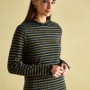 Grace Navy sparkle Long Sleeve Jersey Top