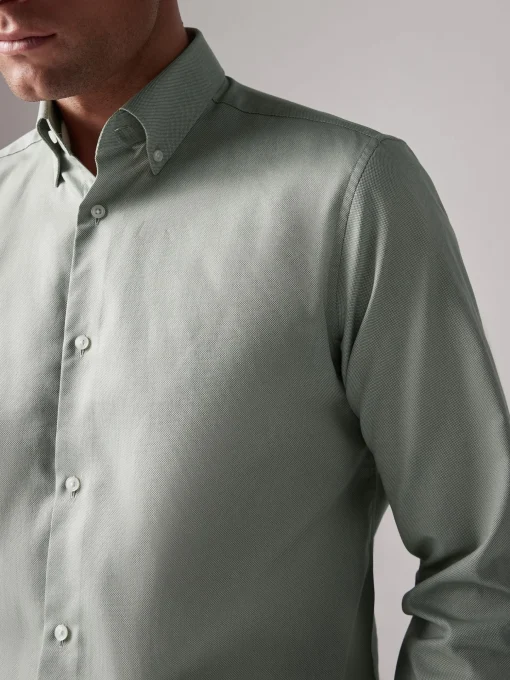 Green Slim Fit Shirt