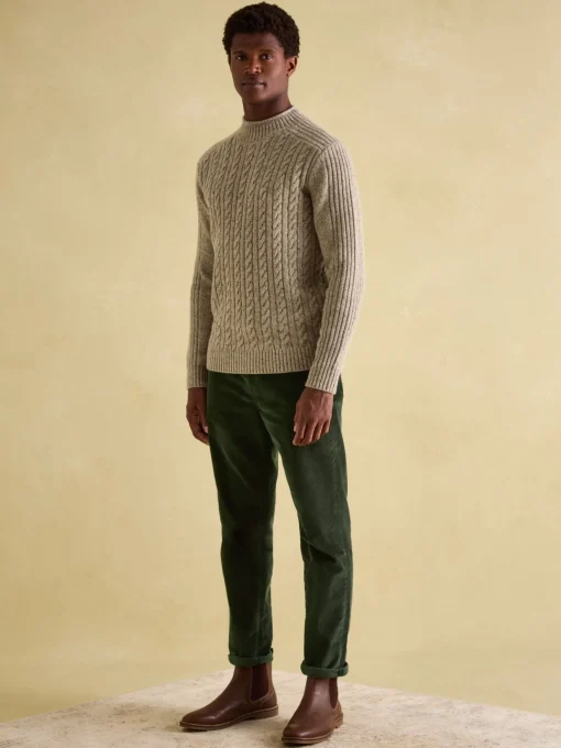 Hansley Cream Wool Knit Jumper