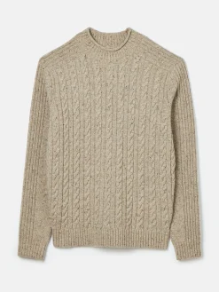 Hansley Cream Wool Knit Jumper