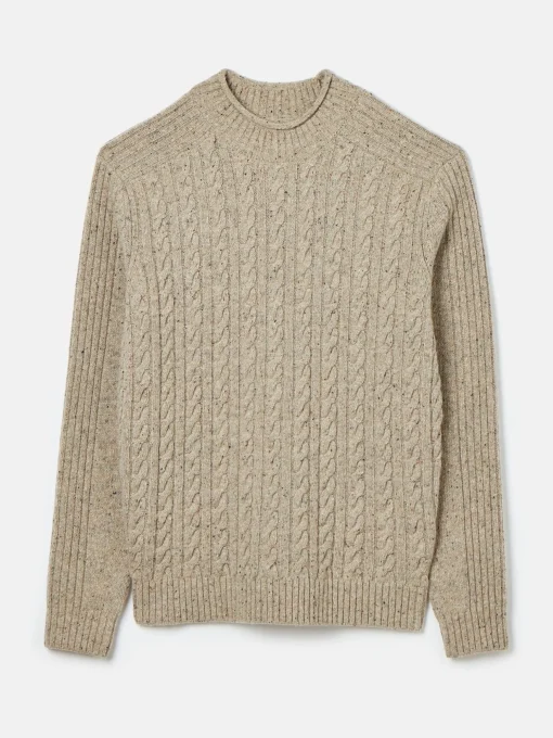 Hansley Cream Wool Knit Jumper