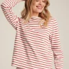 Harbour Pink Striped Long Sleeve Breton Top