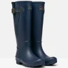 Houghton Navy Blue Adjustable Tall Wellies