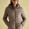 Kenley Neutral Showerproof Padded Coat with Hood